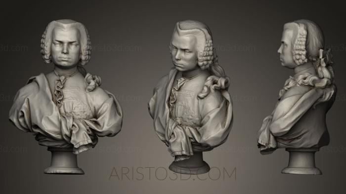 Busts and heads antique and historical (BUSTA_0270) 3D model for CNC machine